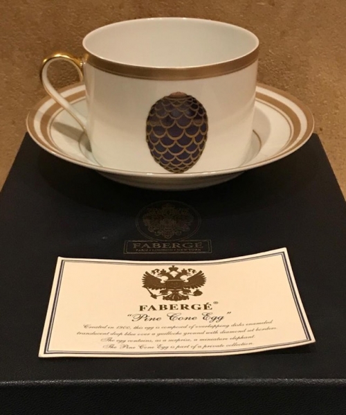 Чашка с блюдцем Faberge