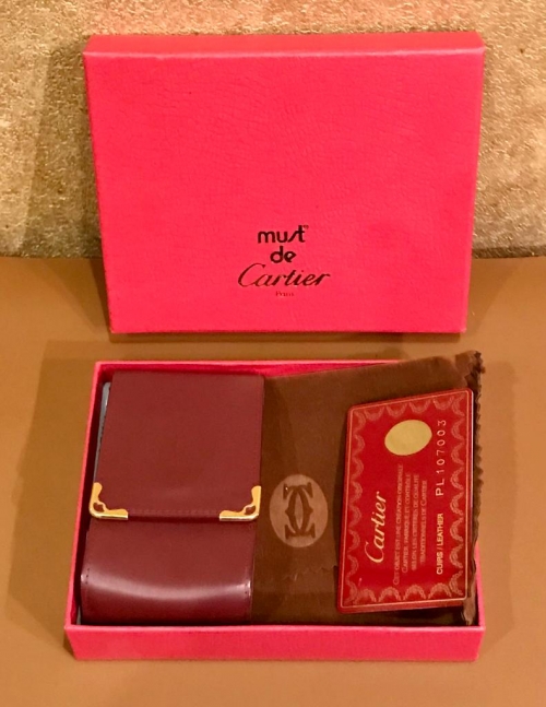 Чехол Cartier для пачки сигарет Франция