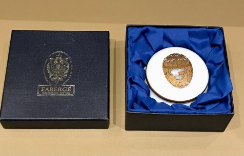 Шкатулка Faberge Франция круглая