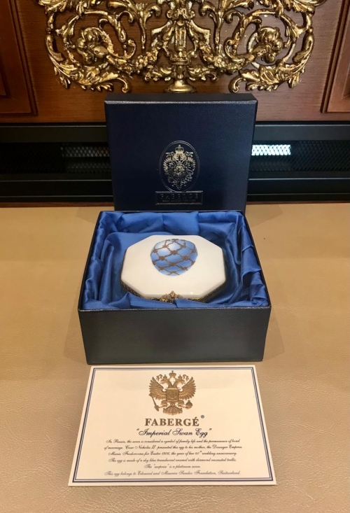 Шкатулка Faberge Octagonal Imperial Egg Франция Шкатулка Faberge Octagonal Imperial Egg Франция