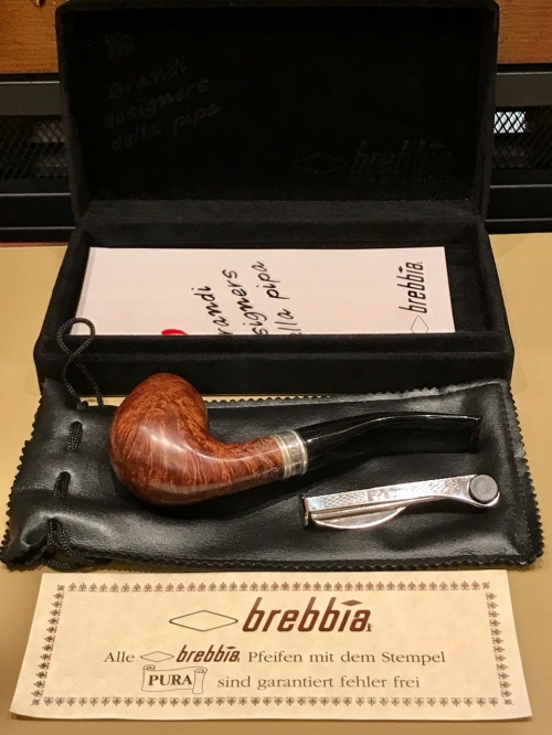 Трубка Италия серебро